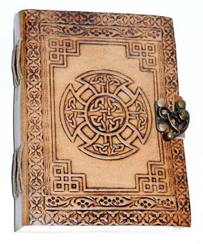 5" x 7" Celtic Cross leather w/ Latch