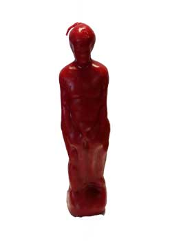 Red Male candle