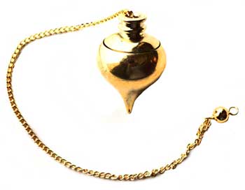 gold plated pendulum w Compartment