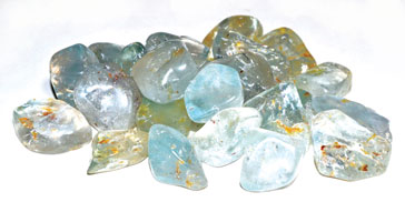 1 lb Topaz, Natural tumbled stones - Click Image to Close