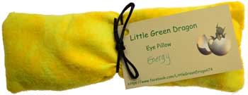 Energy eye pillow