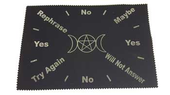 Triple Moon Pentagram pendulum mat