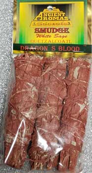 Dragon's Blood smudge 3-pk 4"