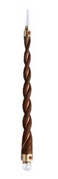 Twisted Wood Healing wand 8"